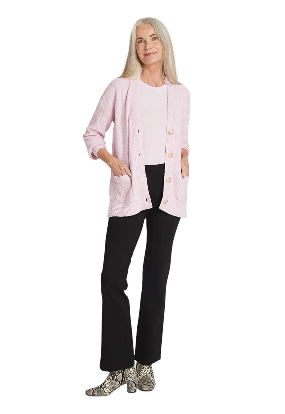 Betabrand Black Boot Cut Classic Dress Pant Yoga Petite Pants
